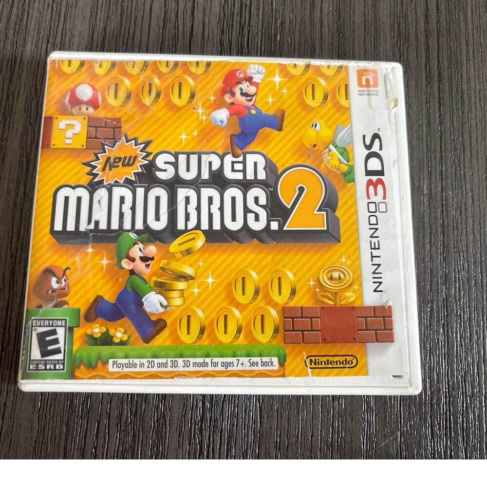 Super Mario Bros. 2 - Nintendo 3DS -Complete With Box & Manual - Great Condition